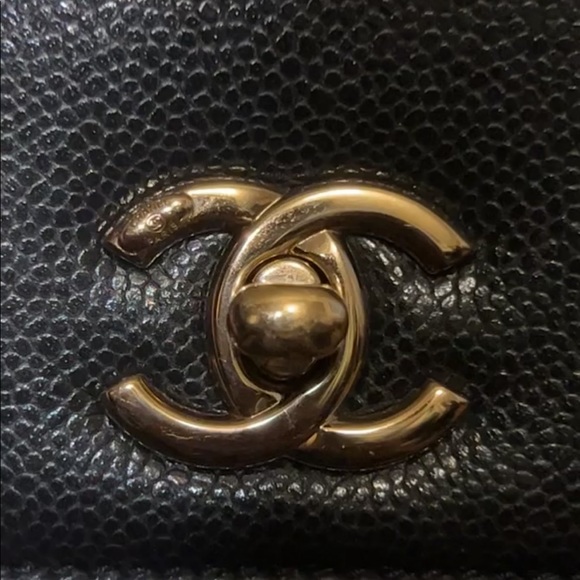 2022 Chanel Small Graine Quilted Business Affinity Backpack Black Light Gold CC - Picture 13 of 17